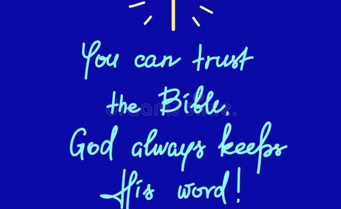 God Fulfills His Word: BELIEVE IT!